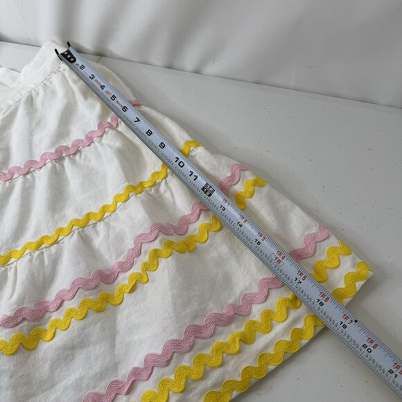 Lisa Marie Fernandez x Target Dress XXS Boho Ric Rac Flare Oversized Coquette - Picture 11 of 11